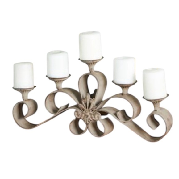Other - Elegant Grayson Lane 5 Candle Metal Candelabra Candle Holder